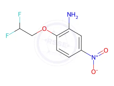 Chemical structure of 2-(2,2-Difluoroethoxy)-5-nitroaniline