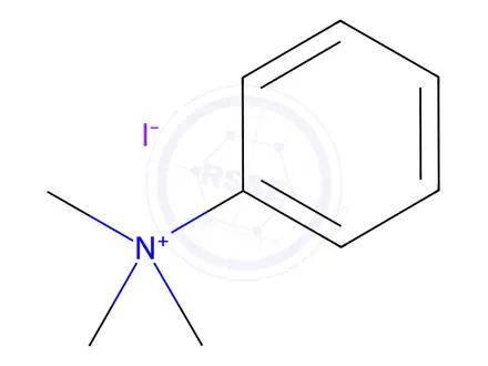 Chemical structure of Trimethylphenylammonium Iodide