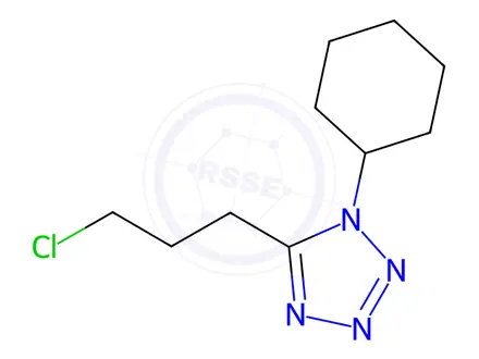 Chemical structure of 5-(3-Chloropropyl)-1-cyclohexyl-1H-tetrazole