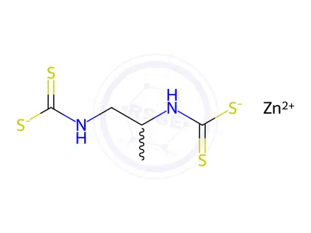 Chemical structure of Propineb