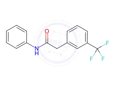 Chemical structure of N-Phenyl-2-[3-(trifluoromethyl)phenyl]acetamide