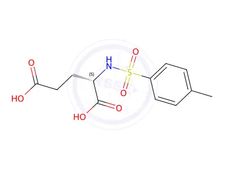 Chemical structure of TOS-GLU-OH