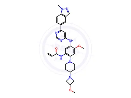 Chemical structure of Andamertinib