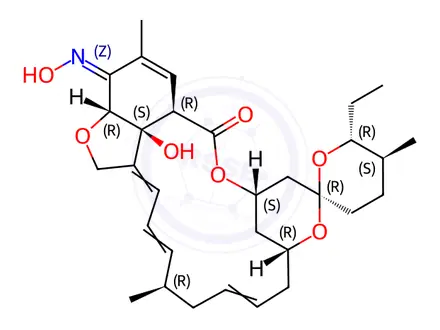 Chemical structure of Milbemycin Oxime EP Impurity H