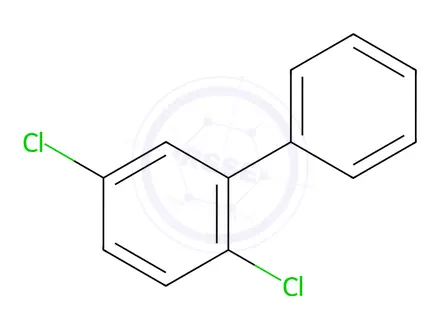 Chemical structure of 2,5-Dichlorobiphenyl