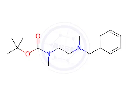 Chemical structure of Tert-Butyl (2-(Benzyl(Methyl)Amino)Ethyl)(Methyl)Carba