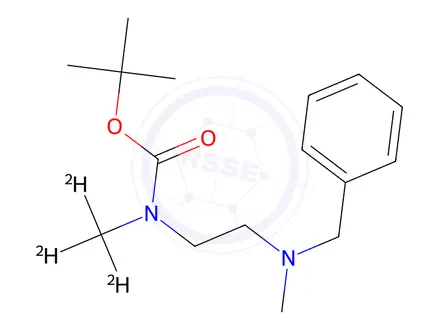 Chemical structure of Tert-Butyl (2-(Benzyl(Methyl)Amino)Ethyl)(Methyl)Carba