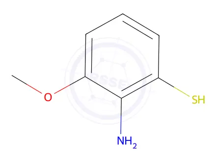 Chemical structure of 2-Amino-3-methoxybenzenethiol hydrochloride