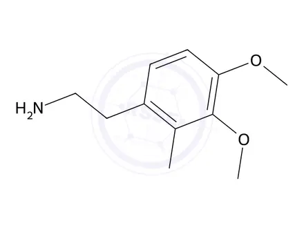 Chemical structure of 2-(3,4-dimethoxy-2-methylphenyl)ethan-1-amine