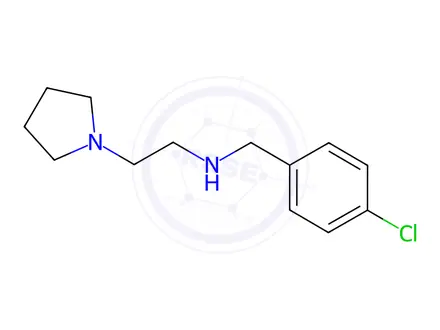 Chemical structure of [(4-Chlorophenyl)methyl][2-(pyrrolidin-1-yl)ethyl]amine Dihydrochloride