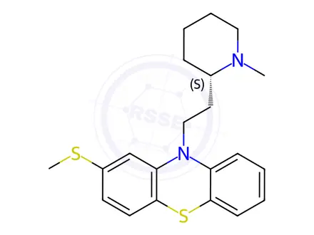 Chemical structure of Thioridazine Impurity 15 ((S)-Thioridazine)