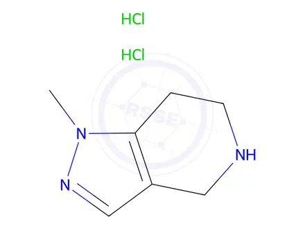 Chemical structure of 1-Methyl-4,5,6,7-tetrahydro-1H-pyrazolo[4,3-c]pyridine dihydrochloride