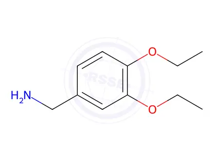 Chemical structure of 1-(3,4-Diethoxyphenyl)methanamine