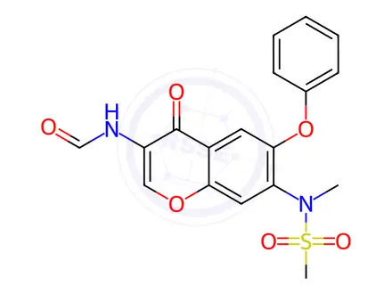 Chemical structure of Iguratimod Impurity 149