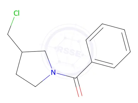 Chemical structure of 1-benzoyl-3-(chloromethyl)pyrrolidine