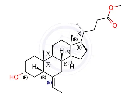 Chemical structure of Obeticholic Acid Impurity 100