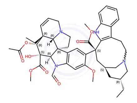 Chemical structure of Vincristine EP Impurity B