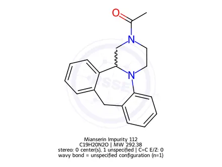 Chemical structure of Mianserin Impurity 112