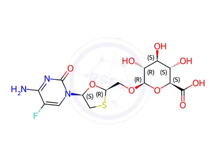 Chemical structure of Emtricitabine Impurity 61