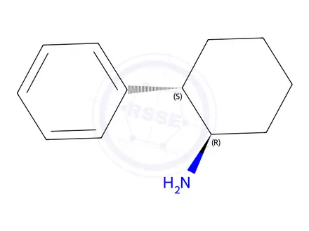 Chemical structure of (1R,2S)-2-Phenylcyclohexan-1-amine