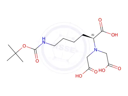 Chemical structure of N2,N2-Bis(carboxymethyl) N6-Boc-L-lysine