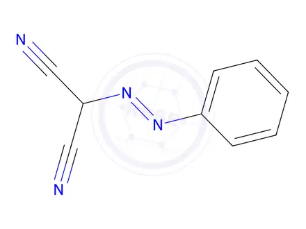 Chemical structure of Benzeneazomalononitrile