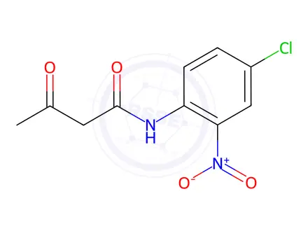 Chemical structure of N-(4-Chloro-2-nitrophenyl)-3-oxobutanamide