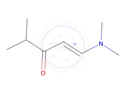 Chemical structure of (E)-1-(Dimethylamino)-4-methylpent-1-en-3-one