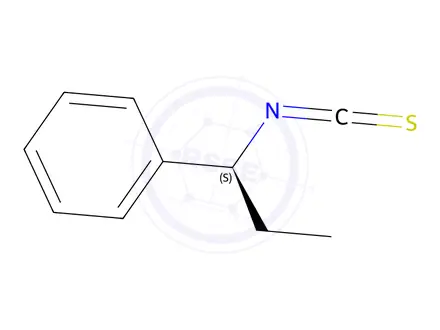 Chemical structure of (S)-(-)-1-Phenylpropyl isothiocyanate