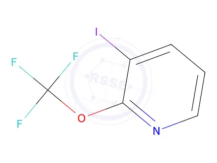 Chemical structure of 3-Iodo-2-(trifluoromethoxy)pyridine