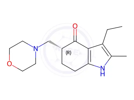 Chemical structure of Molindone Impurity 1((R)-Molindone)