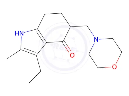 Chemical structure of Molindone