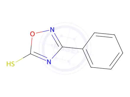 Chemical structure of 3-Phenyl-1,2,4-oxadiazole-5-thiol