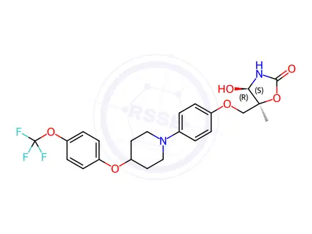 Chemical structure of Delamanid Impurity 32