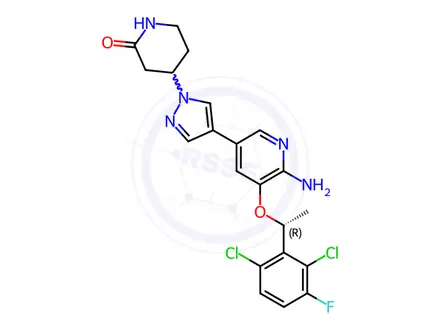 Chemical structure of 2-Keto Crizotinib