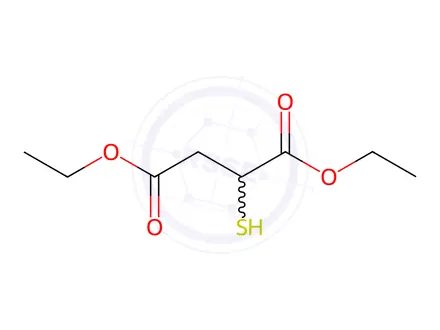 Chemical structure of 2-Mercapto-succinic Acid diethyl ester