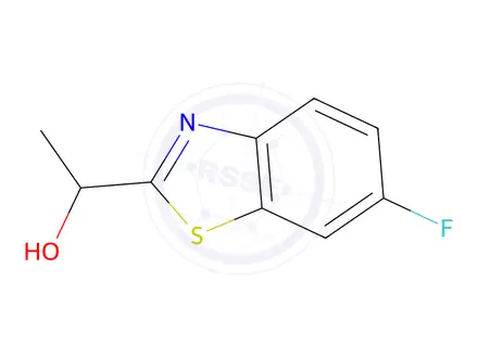 Chemical structure of 6-Fluoro-alpha-methylbenzothiazole-2-methanol