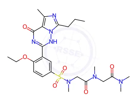 Chemical structure of Vardenafil Impurity 61