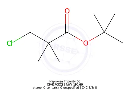 Chemical structure of Naproxen Impurity 53