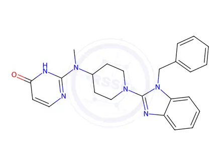 Chemical structure of Mizolastine Impurity 10