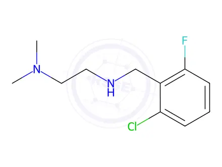 Chemical structure of n1-(2-Chloro-6-fluorobenzyl)-n2,n2-dimethylethane-1,2-diamine