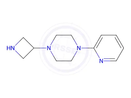 Chemical structure of 1-(Azetidin-3-yl)-4-(pyridin-2-yl)piperazine