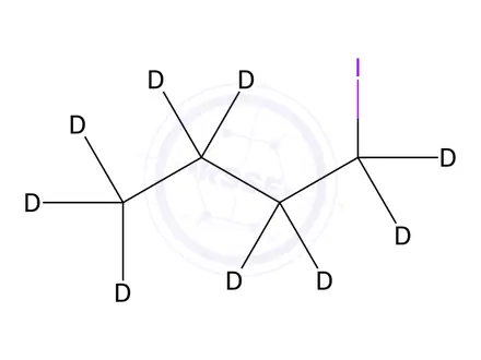Chemical structure of 1-Iodobutane-D9