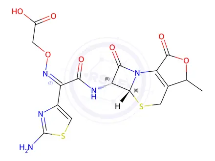 Chemical structure of Cefixime Impurity 14