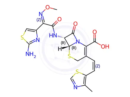 Chemical structure of Cefditoren
