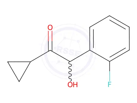 Chemical structure of Prasugrel alpha-Hydroxy Impurity