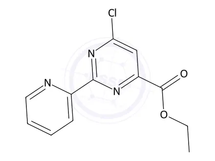 Chemical structure of Ethyl 6-chloro-2-(pyridin-2-yl)pyrimidine-4-carboxylate