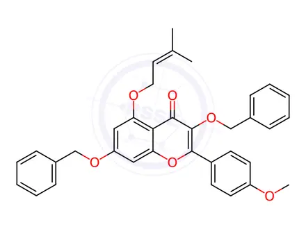 Chemical structure of Icariin Impurity 11