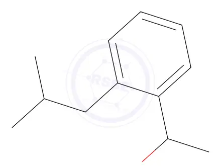 Chemical structure of 1-(2-Isobutylphenyl)ethan-1-ol
