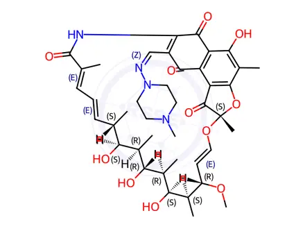 Chemical structure of Rifampicin Impurity 43